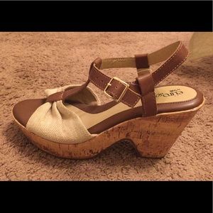 Hardly worn wedges